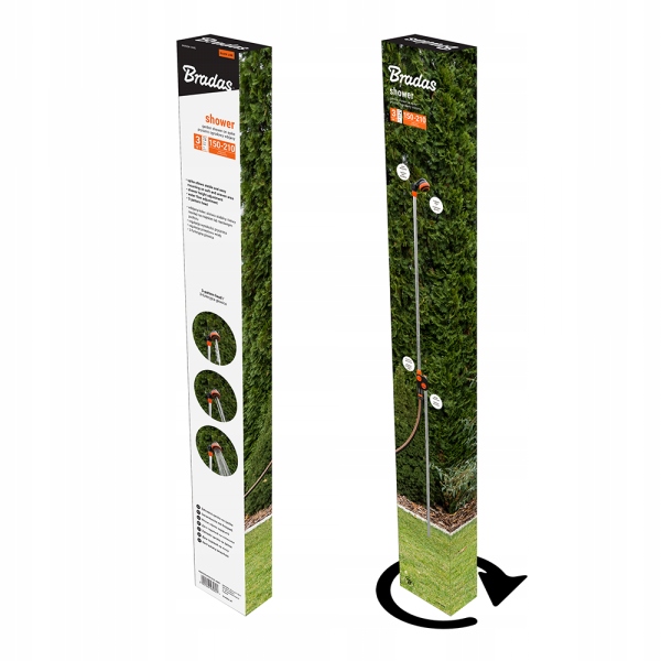 

Prysznic ogrodowy wbijany mgiełka Bradas ECO-4501