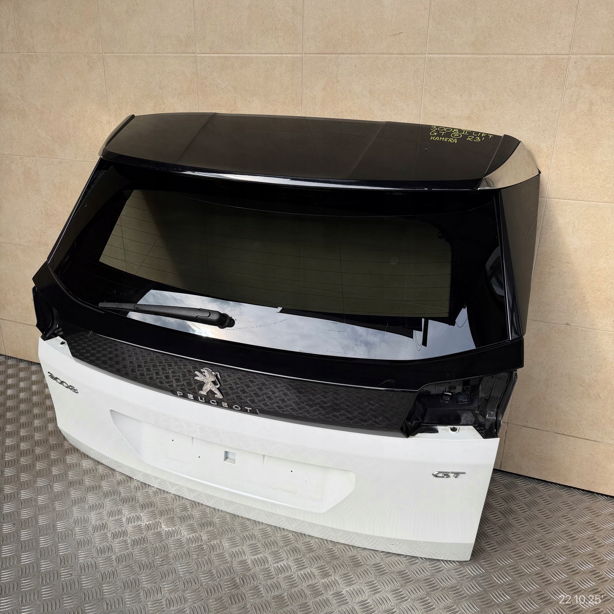 boot doors complete PEUGEOT 3008 II LIFT GT 2023 ROK KAMERA