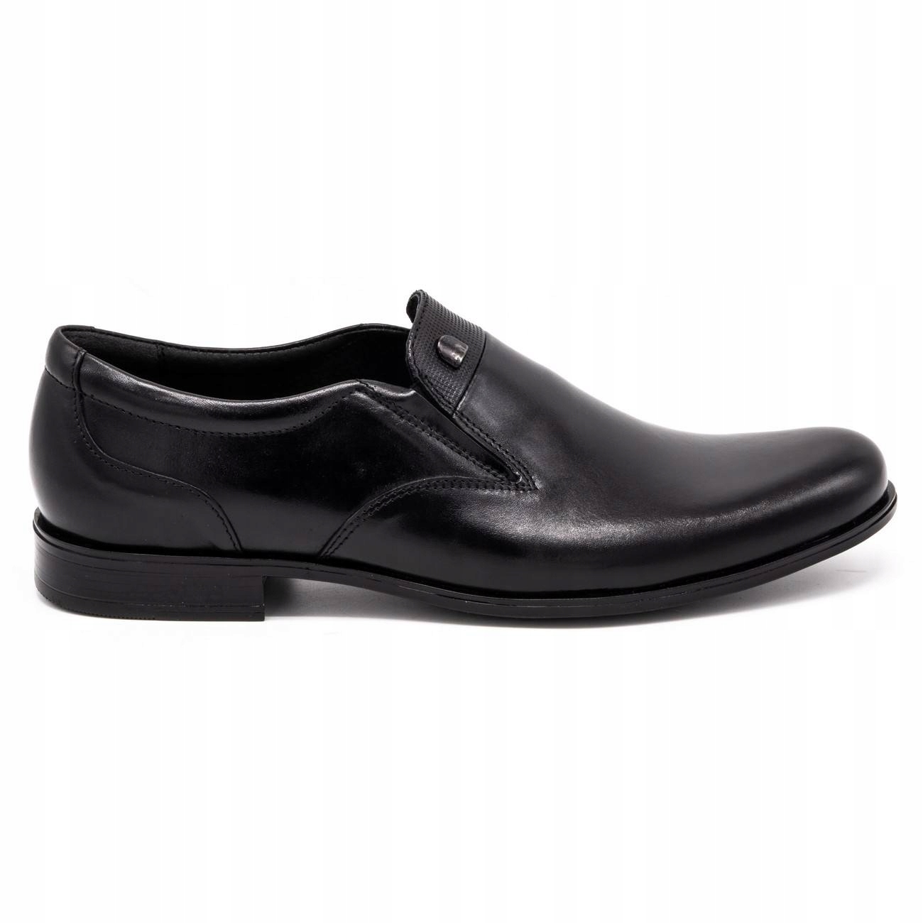 

Buty Męskie Skóra Wsuwane Polskie 343KP czarne 42