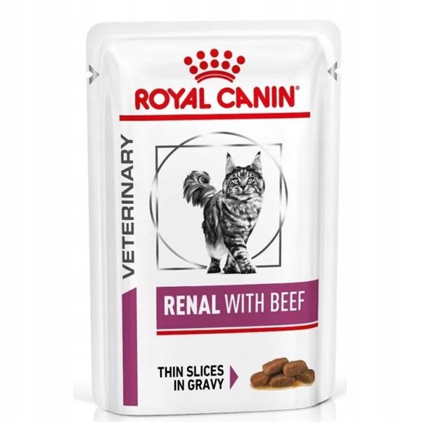 Levně Royal Canin VD Cat kaps. Renal with beef 12 x 85 g