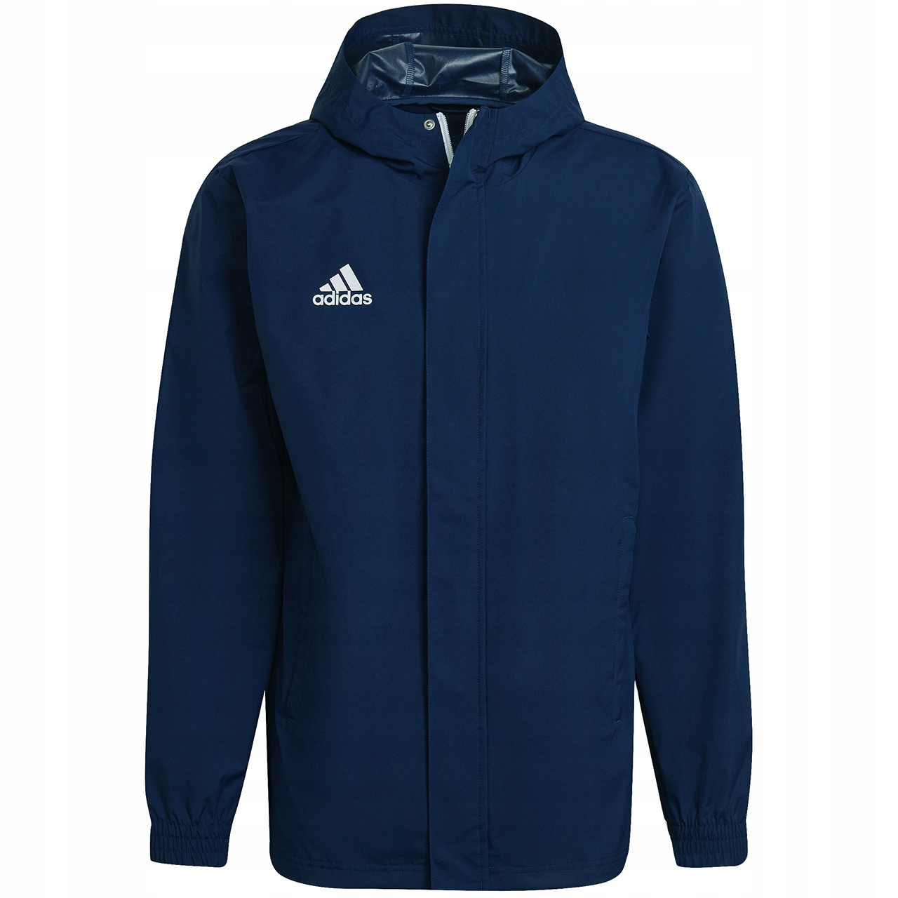 Pánská bunda adidas Entrada 22 All Weather Jacket tmavě modrá Vel. L