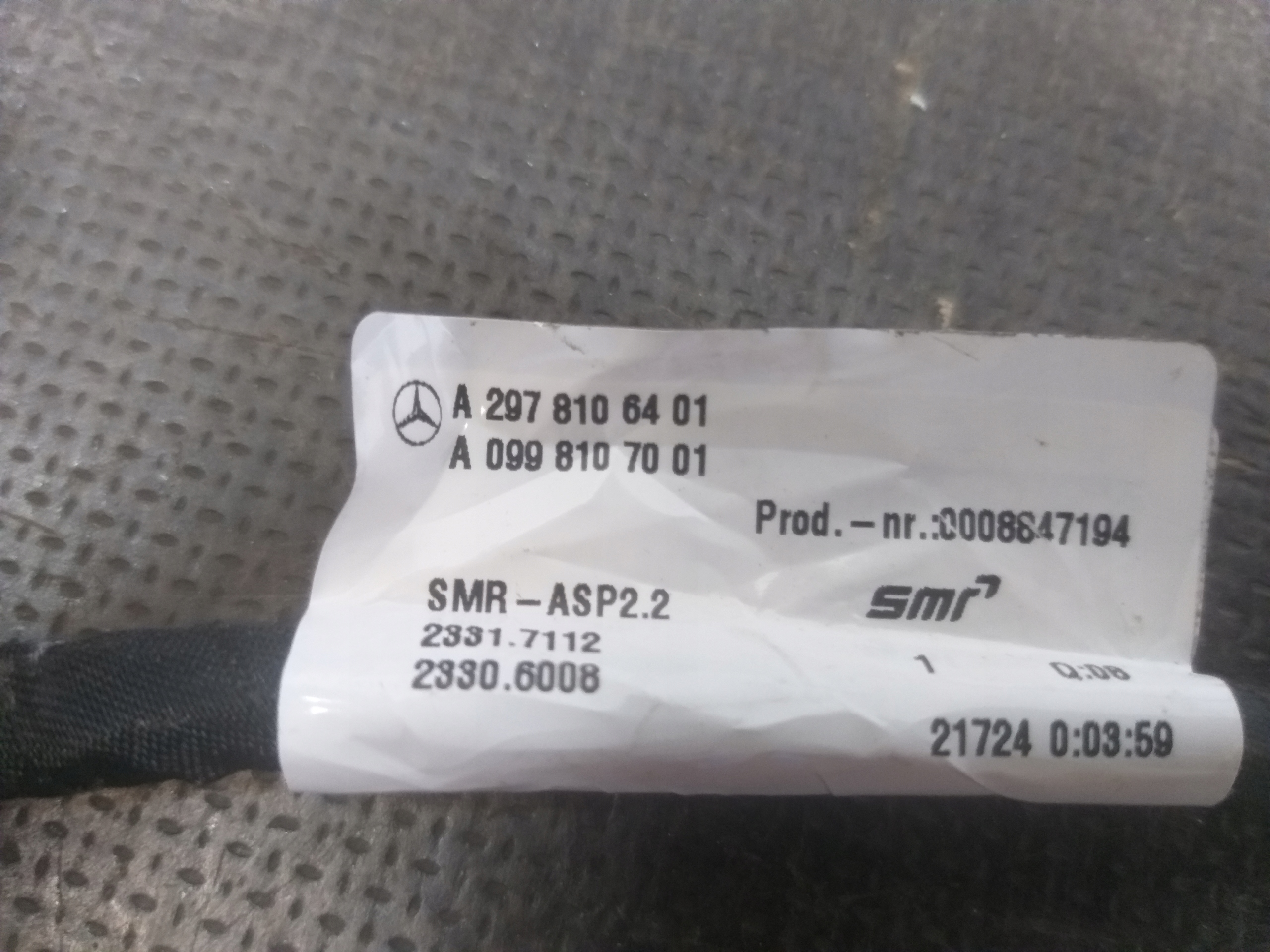 mirror right MERCEDES EQS W297 17PIN A2978106401
