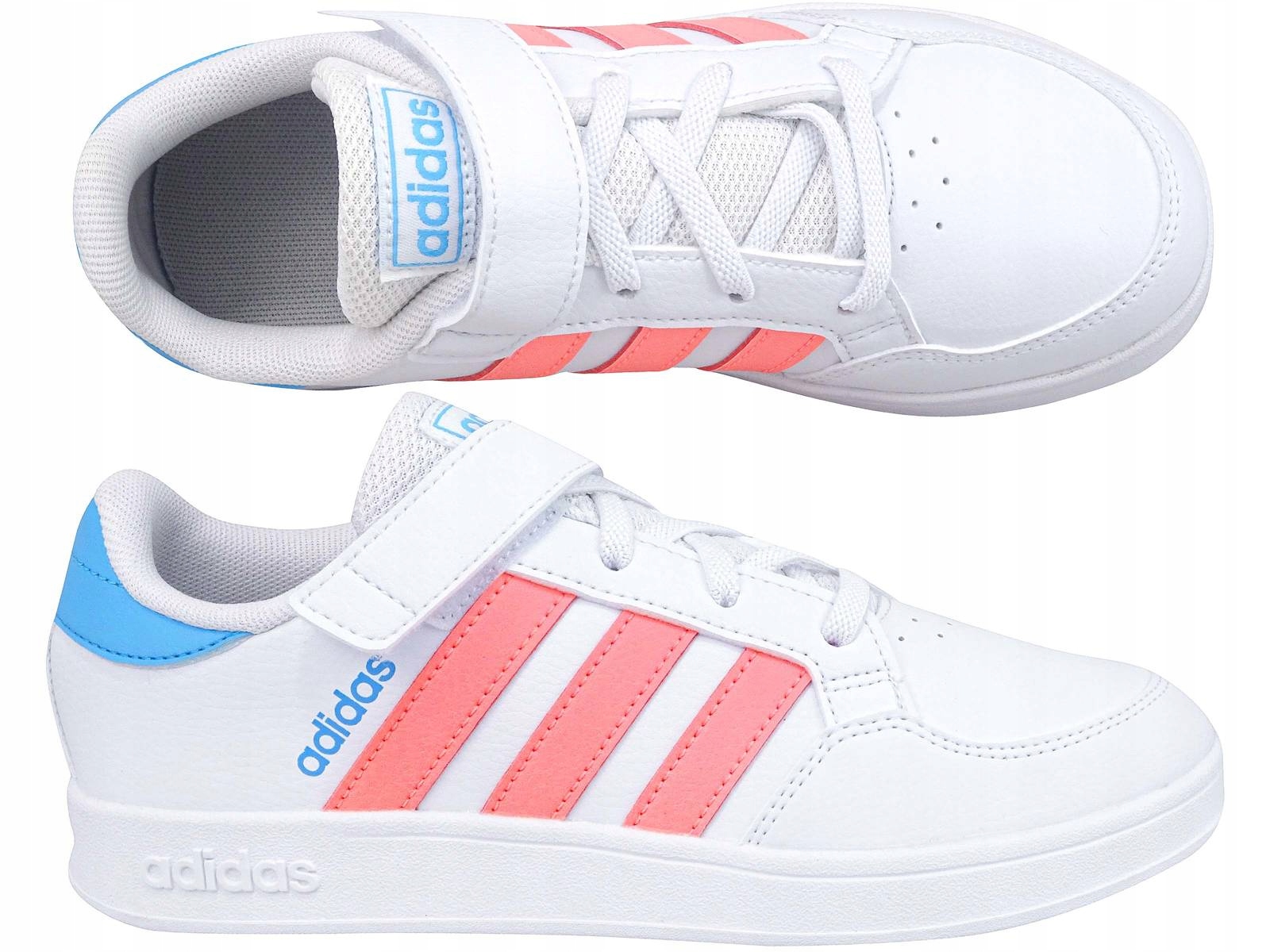 

Adidas Breaknet Białe Buty Trampki Gumki Na Rzep