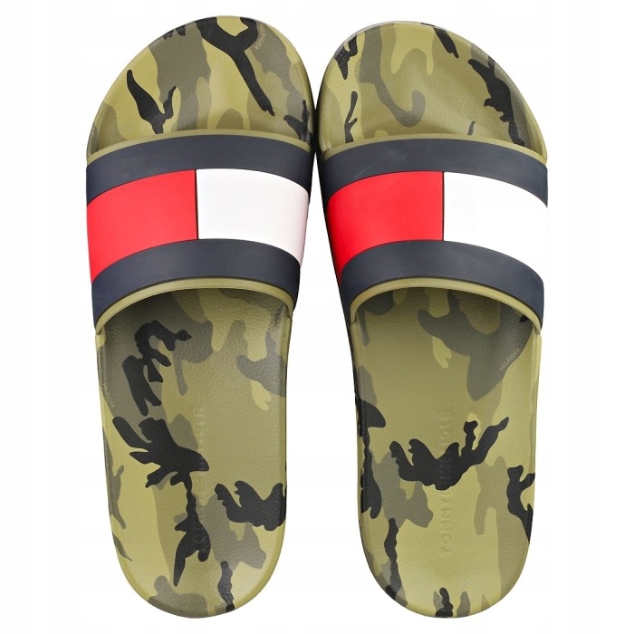 Tommy Hilfiger Nazouváky Rubber Th Flag Camo Pool Slide FM0FM04080 R 40