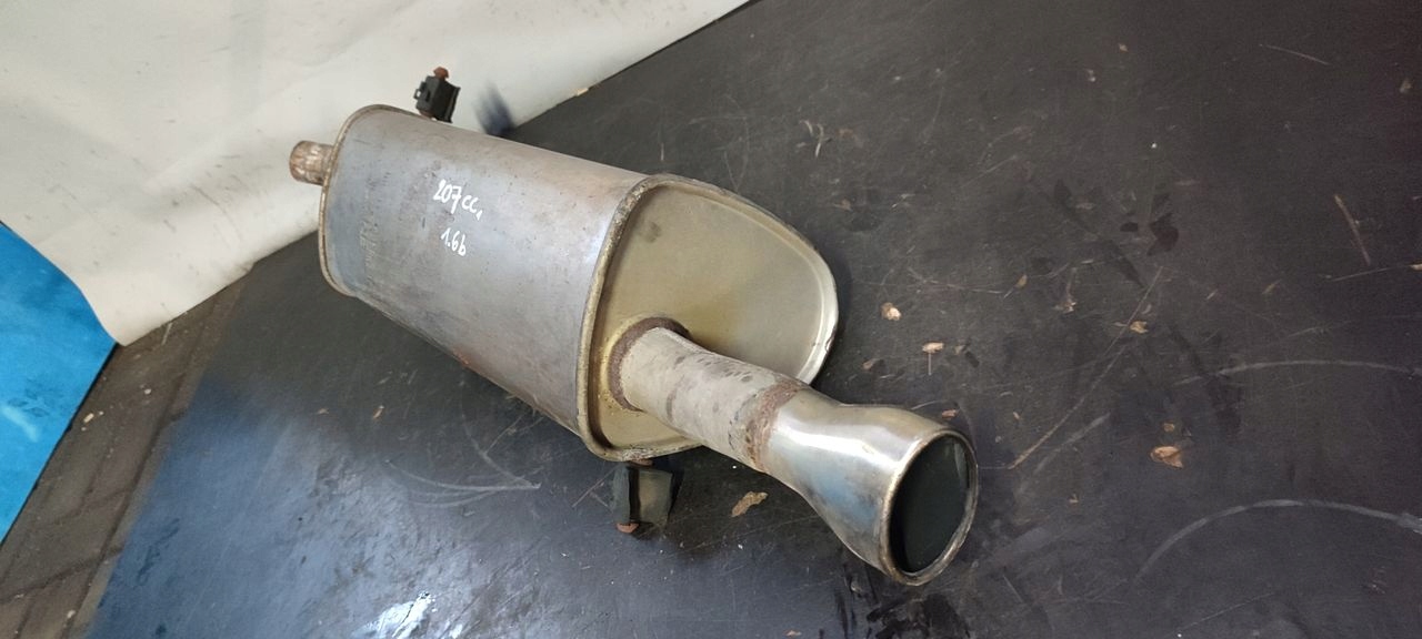schalldämpfer end Peugeot 207CC 1,6THP