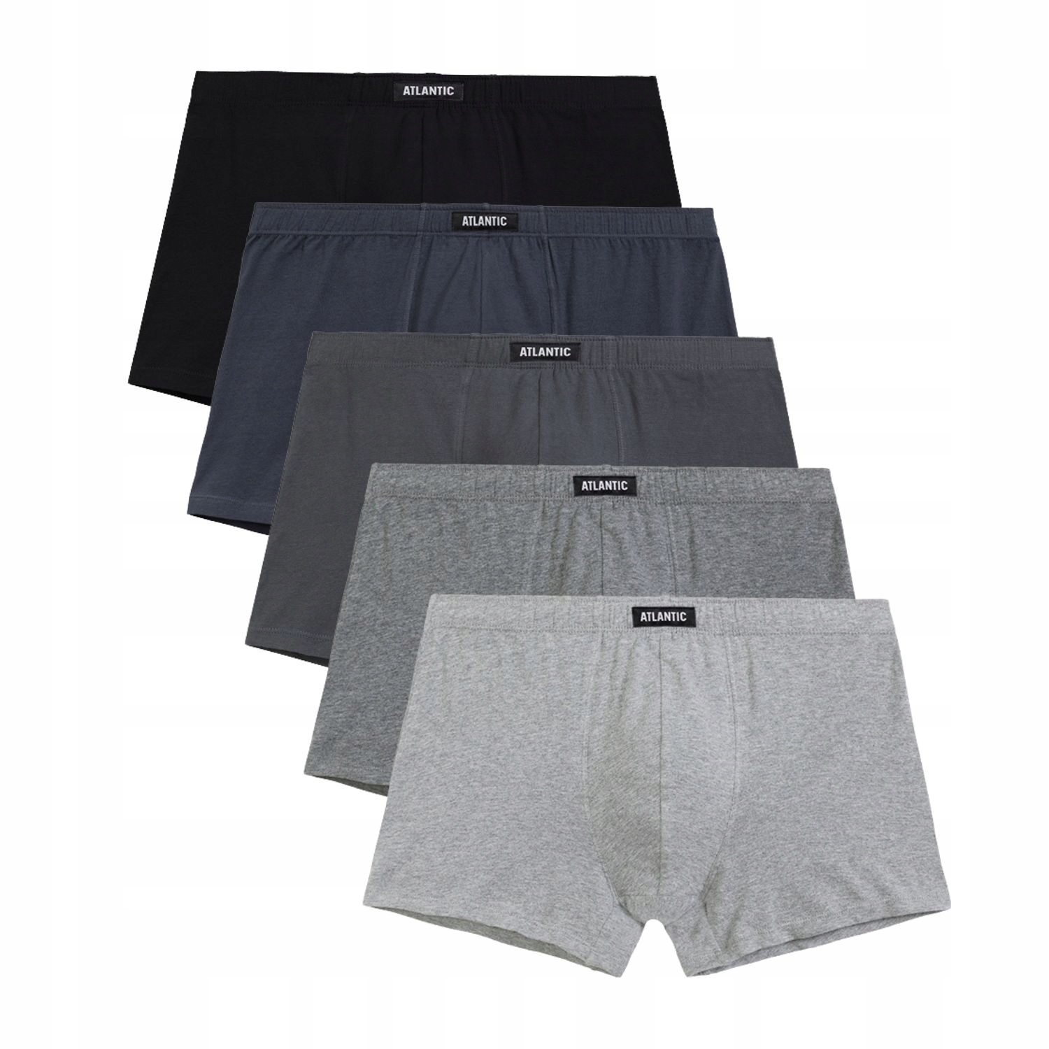 Spodní prádlo boxerky Atlantic 5BMH-007 5-pack bavlněné M