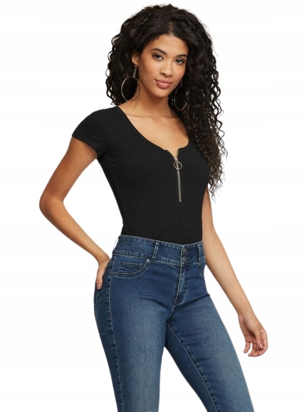 Guess dámské body Melany Zipper-Front Bodysuit S