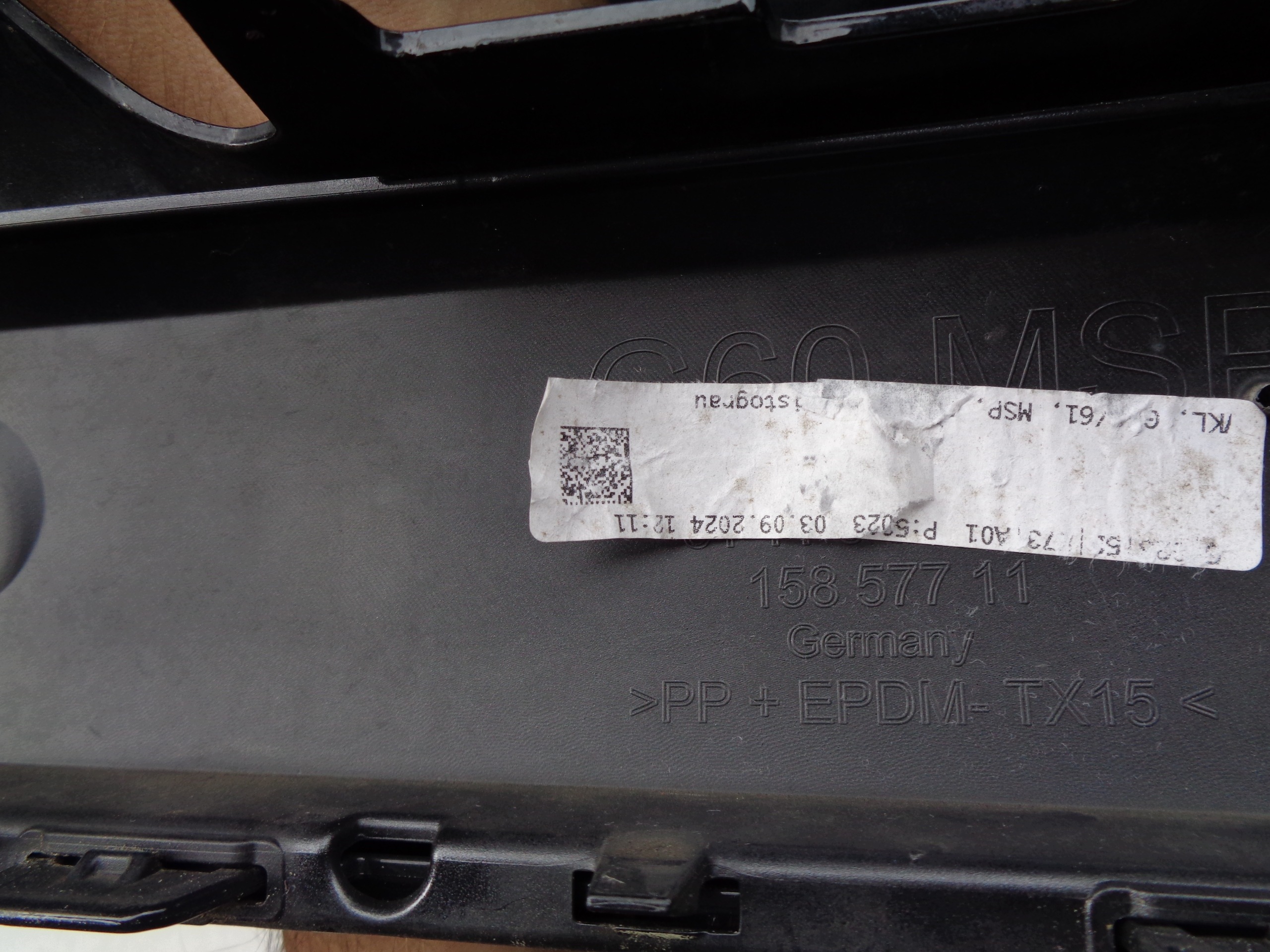 front bumper BMW 5 G60 G61 23- m-packet NR 53393