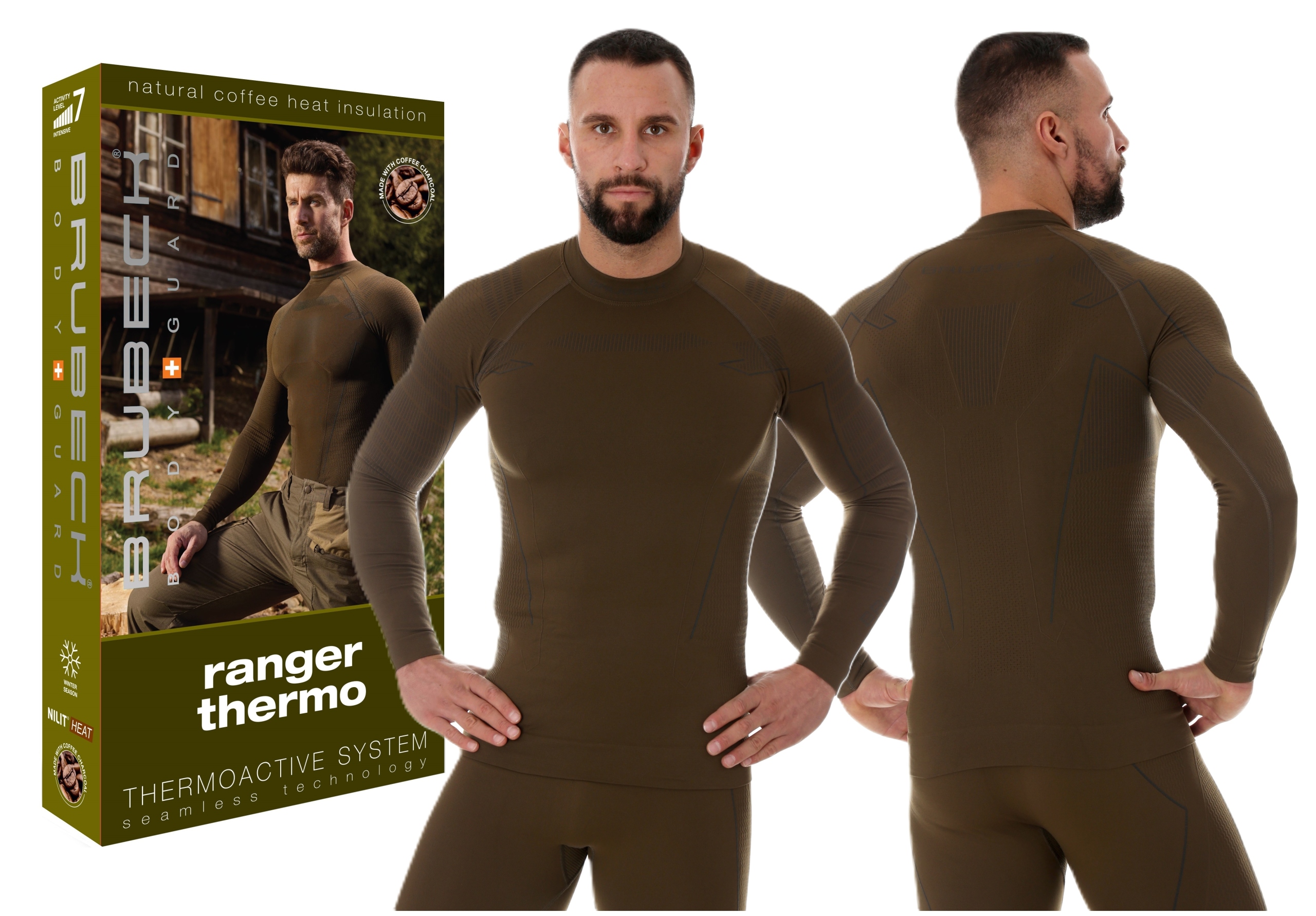 Ranger Thermo koszulka termoaktywna Turystyczna Zimowa Narciarska Męska