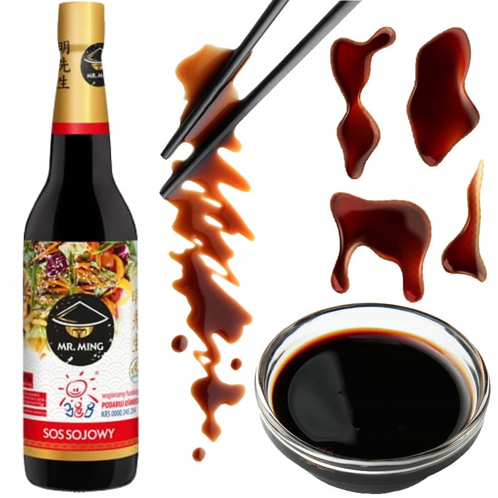 

Sos Sojowy Jasny 41% 625ml Bezglutenowy Mr. Ming