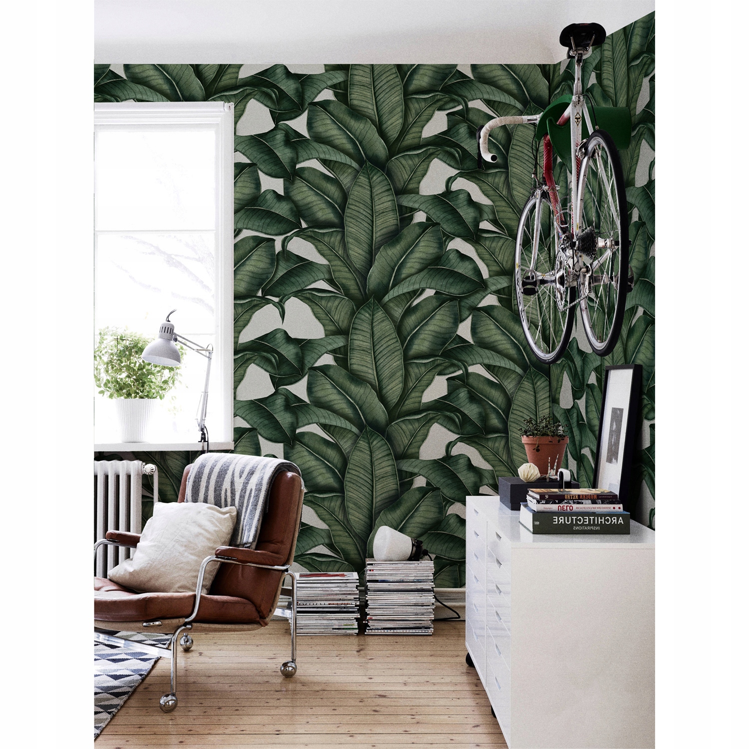 

Fototapeta ścienna Liście bananów natura 250x250cm