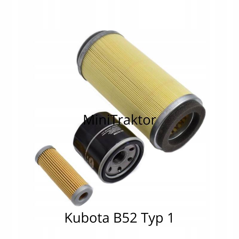Kubota B52 - Typ 1 - Komplet/Zestaw filtrów
