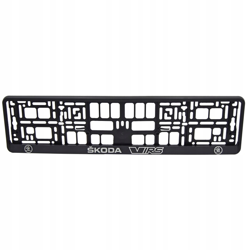 Ramka Pod Tablicę Rejestracyjną 3D Skoda Vrs 2SZT