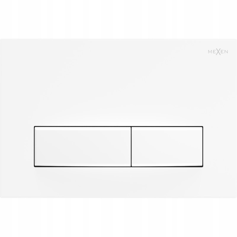 Mexen Fenix 09 splachovací tlačítko, Matná bílá 600920