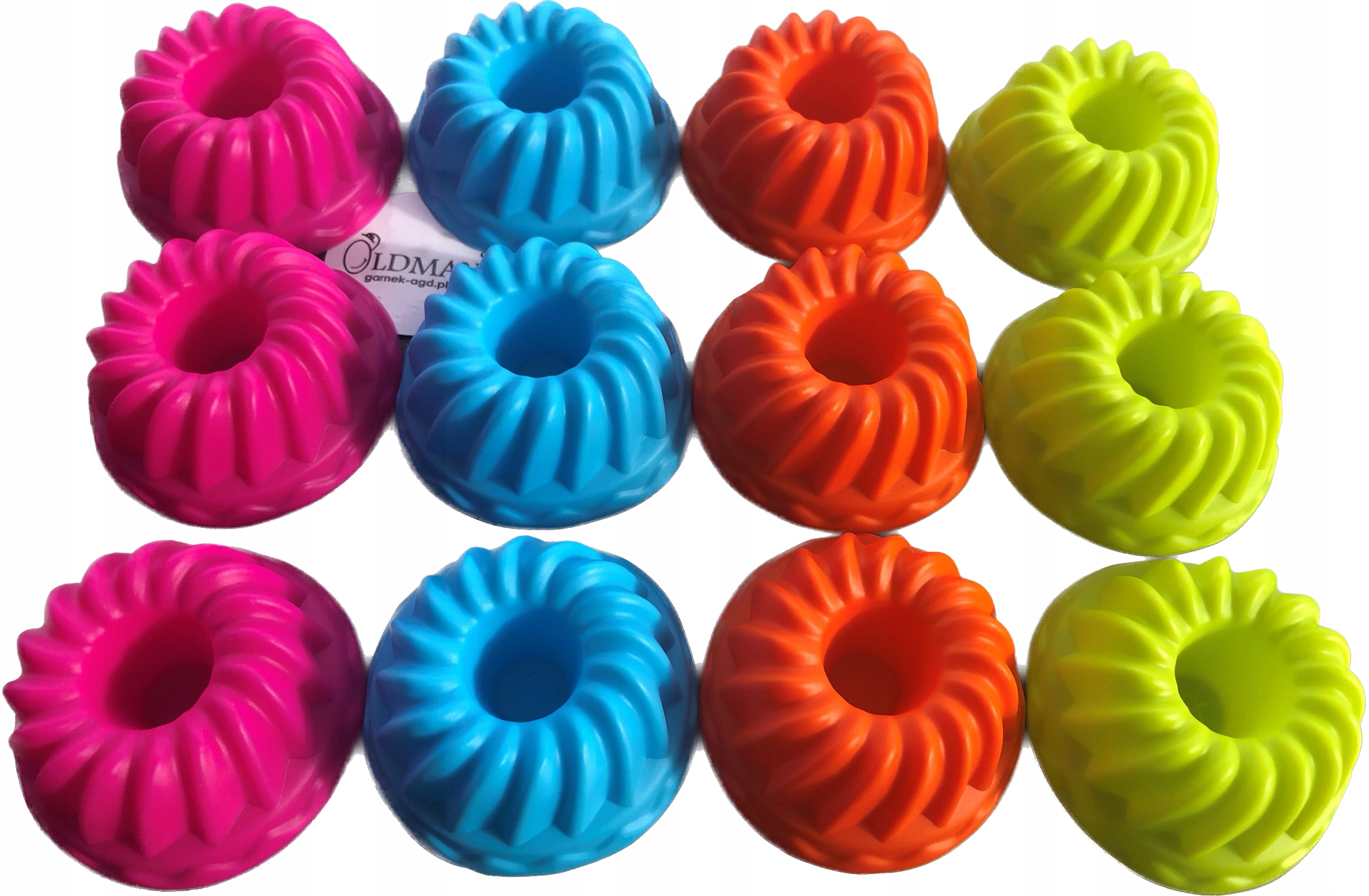 

Foremki do muffinek Ciastek Babeczek Silikonowe 12