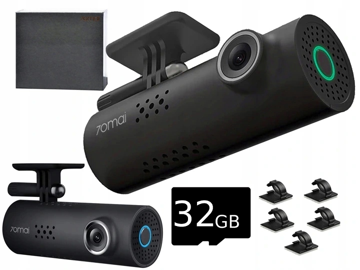 

70MAI Dash Cam 1S Rejestrator Jazdy Eu +32GB