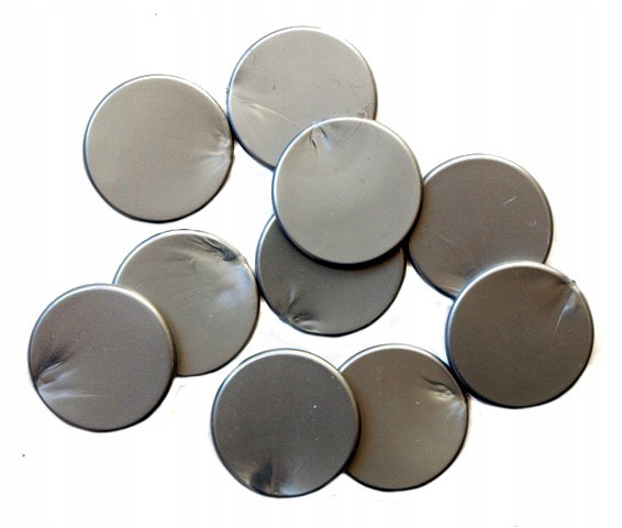 

Żetony 22x1,7 mm srebrne 10 szt. liczniki