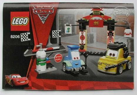 LEGO Cars Instrukcja 8206 Tokyo Pit Stop