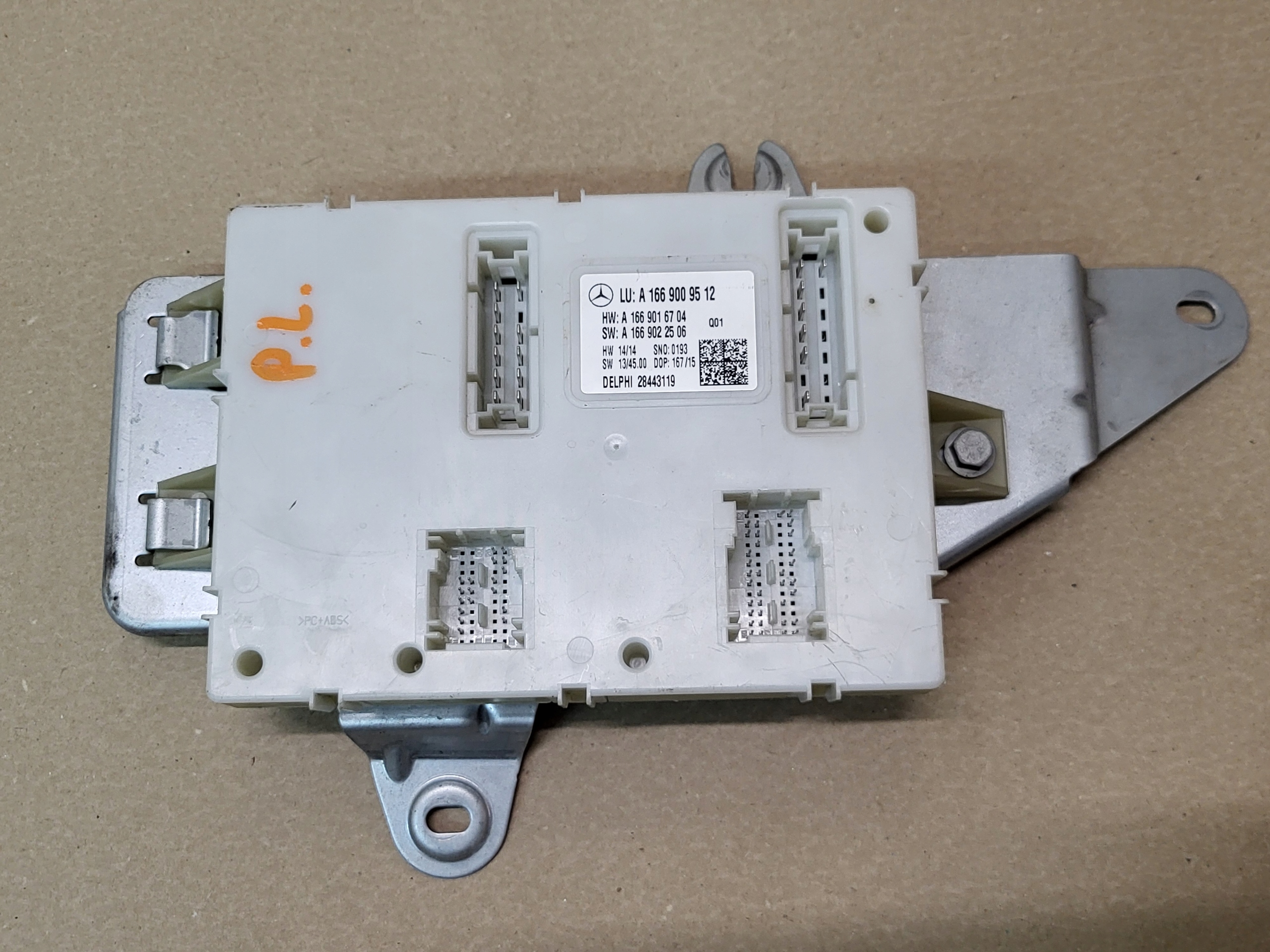 comfort control unit control unit SAM computer MERCEDES ML GL W166 OE EUROPA