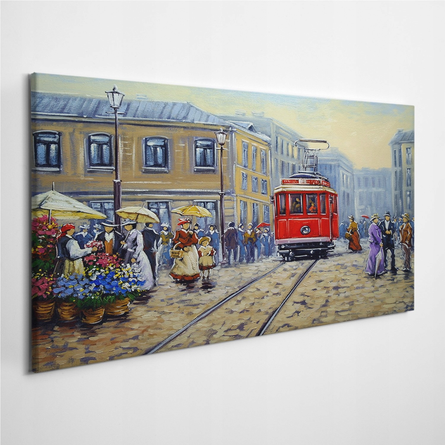 

Obraz na płótnie na ścianę Tramwaj Miasto 100x50