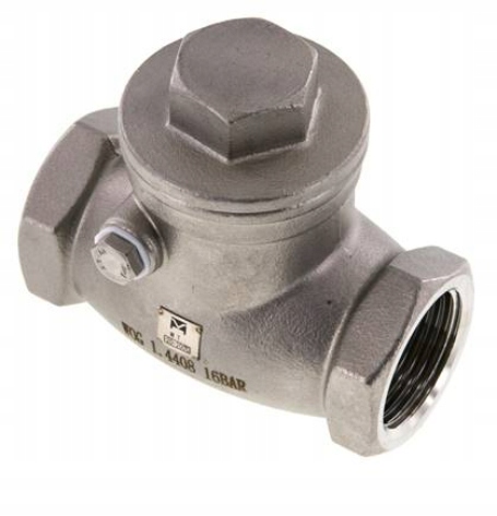 Zpětný klapkový ventil G 3" PN16 nerezová ocel