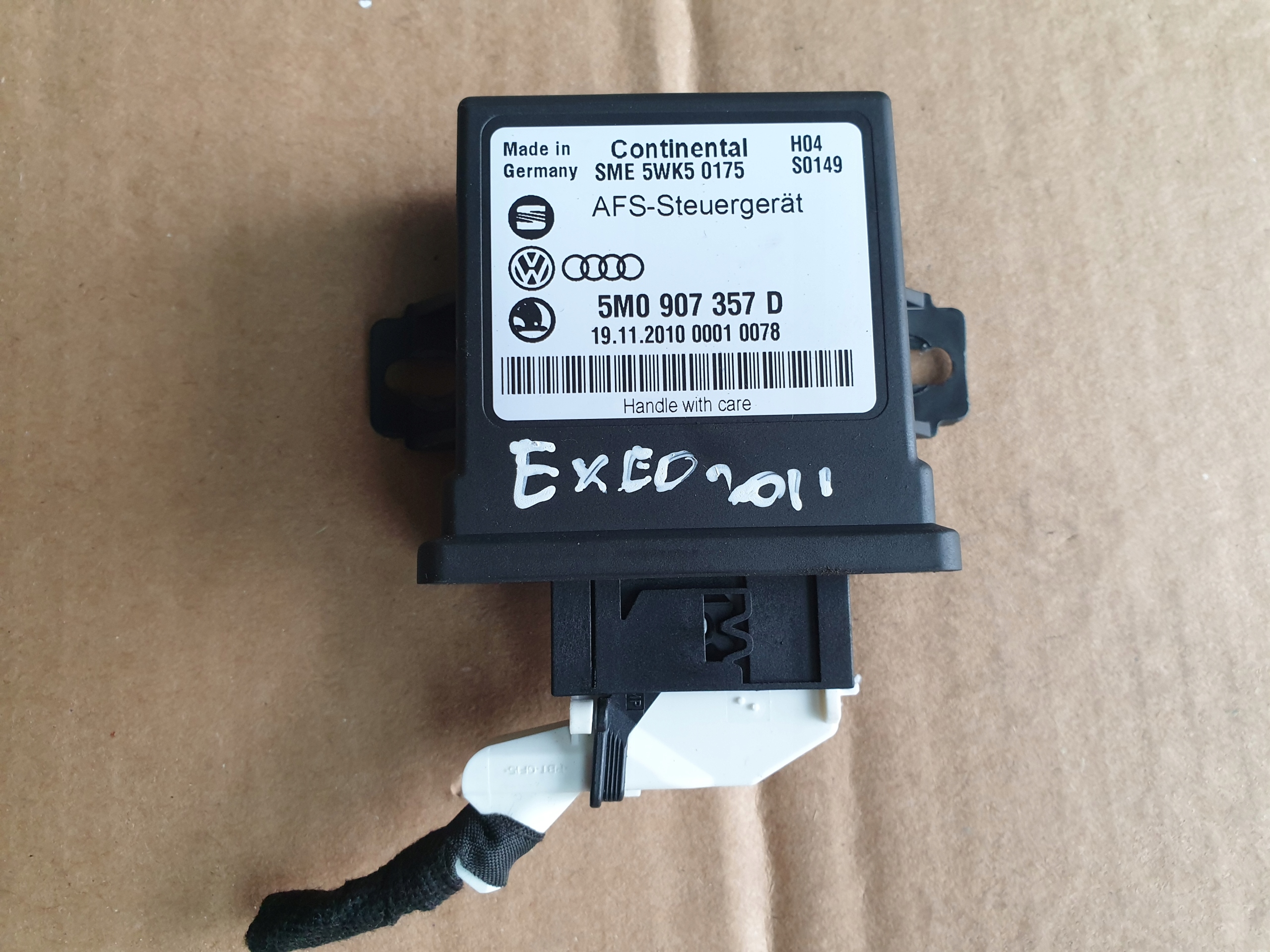 Bedienteil modul Leuchten A4 SEAT EXEO 5M0907357D