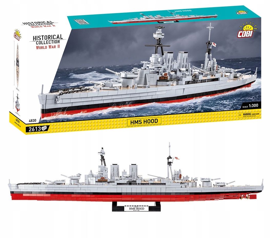 

Klocki Cobi 4830 Brytyjski Statek Hms Hood