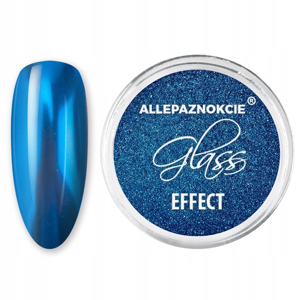 

Pyłek lustrzany glass effect Blue