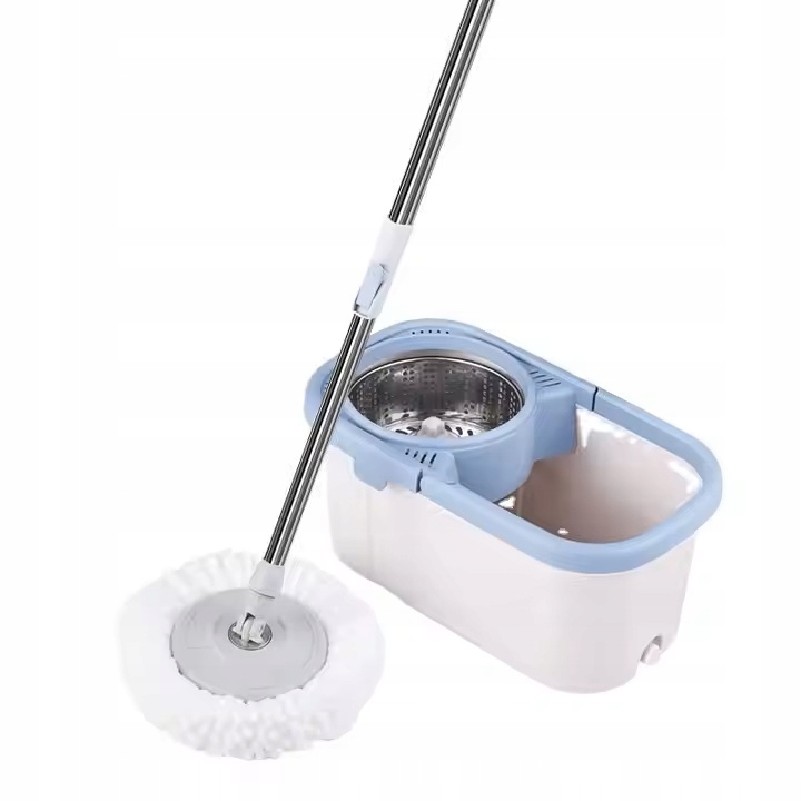 Levně Rotační Mop Rotační 360 Spin Turbo Kbelík Sada Nástavec Mikrovlákno