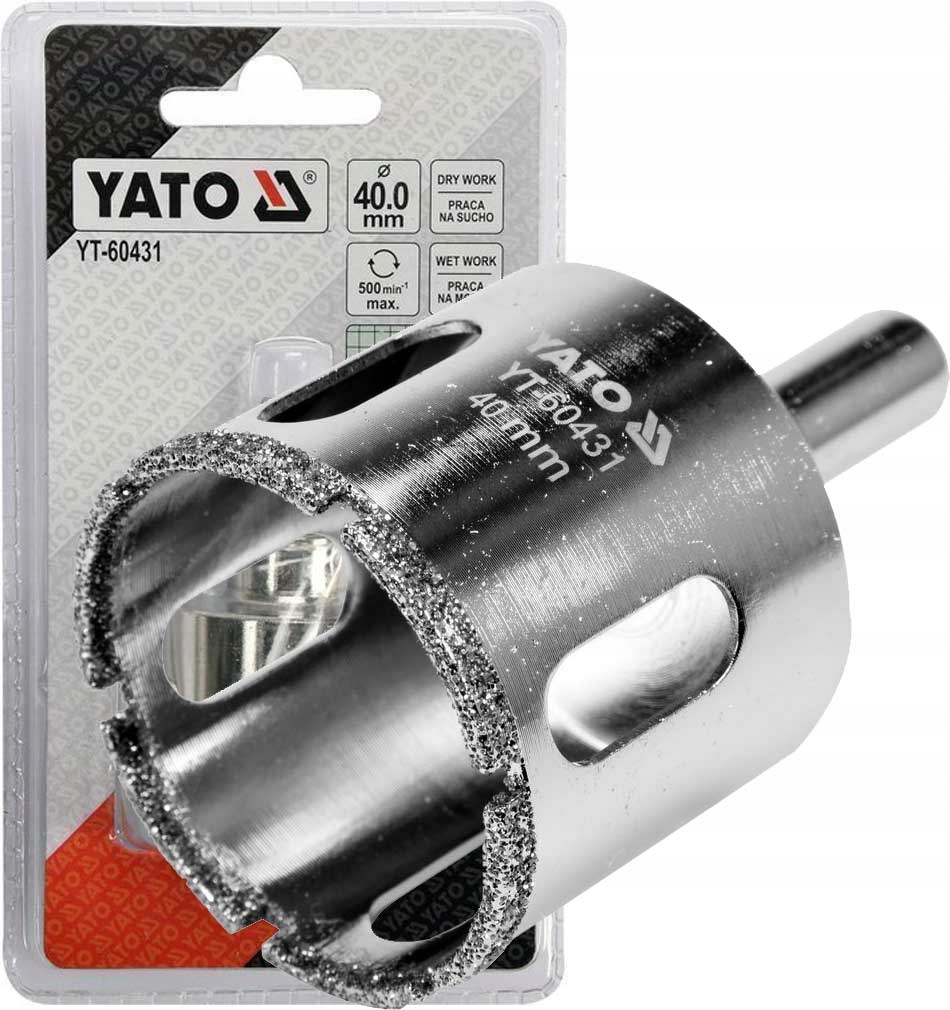

Wiertło Diamentowe Do Gresu Szkła Otwornica 40 mm