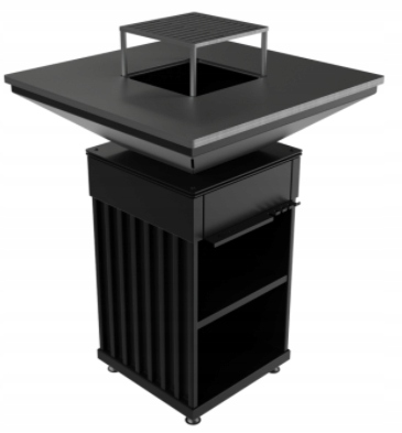 PALENISKO OGRODOWE QUADRUM z GRILLEM VERTICAL