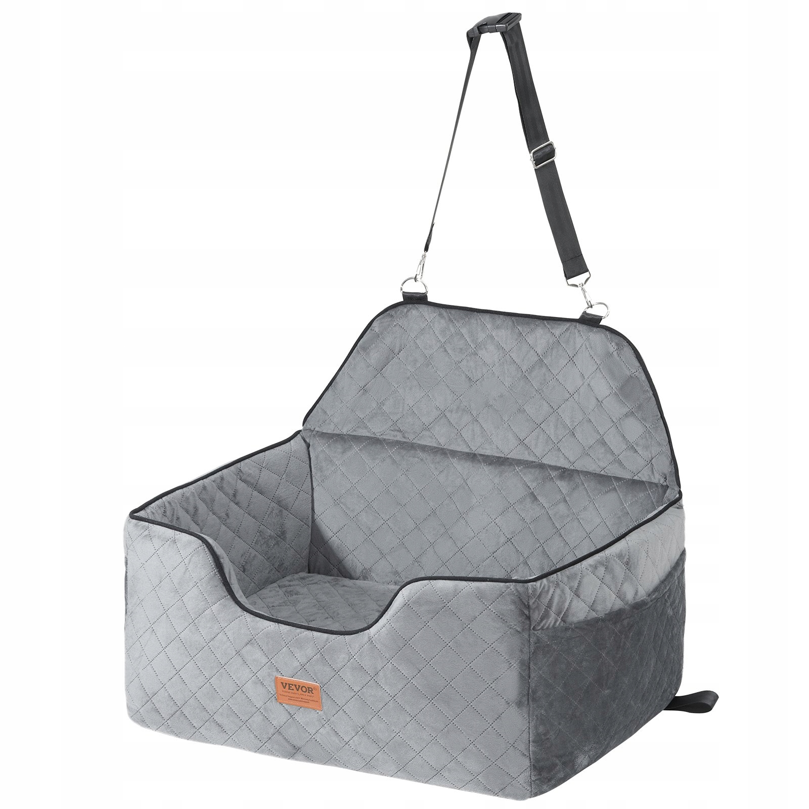 Autosedačka pro psa Bezpečné a pohodlné – šedá 25 kg