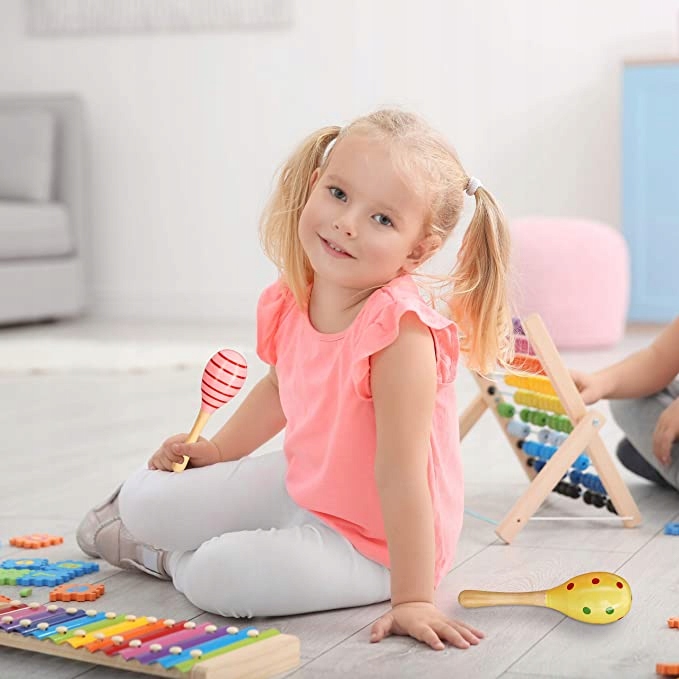 MARAKASY DREWNIANE INSTRUMENTY MUZYCZNE 2 SZTUKI Kod producenta LBQH