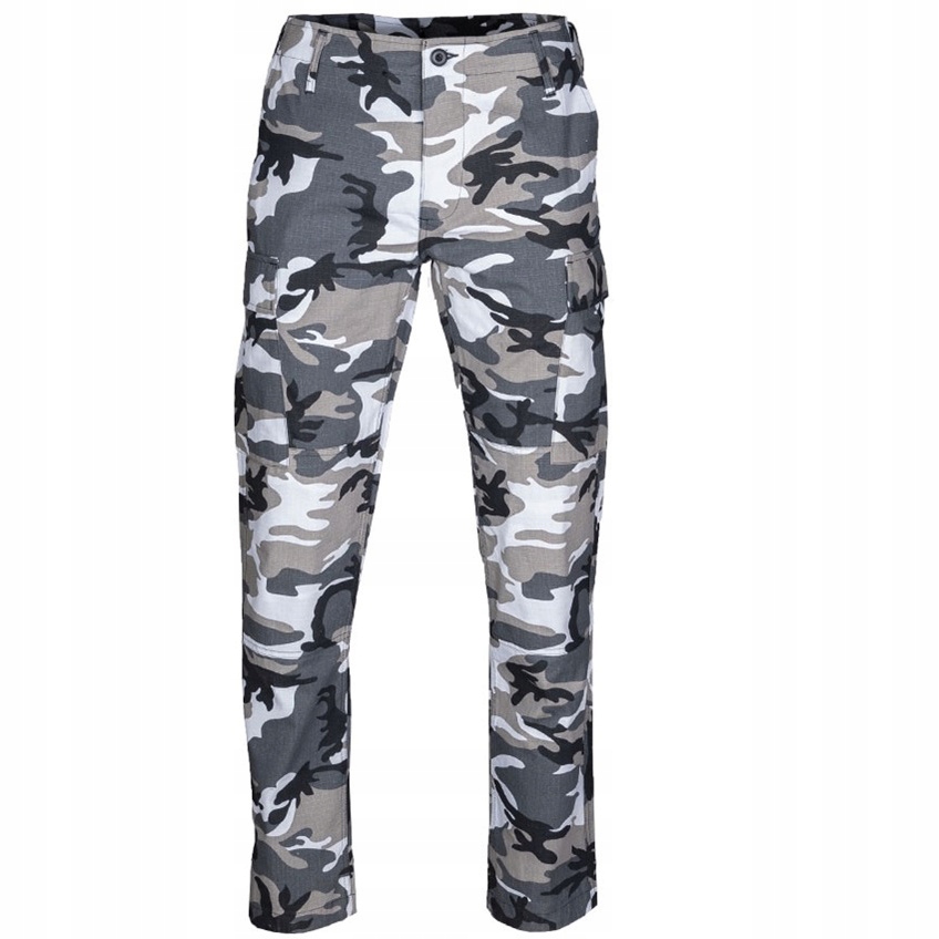 Kalhoty Maskáčový Mil-tec Bdu Slim Fit Ripstop Urban Camo Bavlna Kapsáče XXL