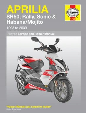 APRILIA SR50 (2004-2008) NAPRAWA I BUDOWA OPIS
