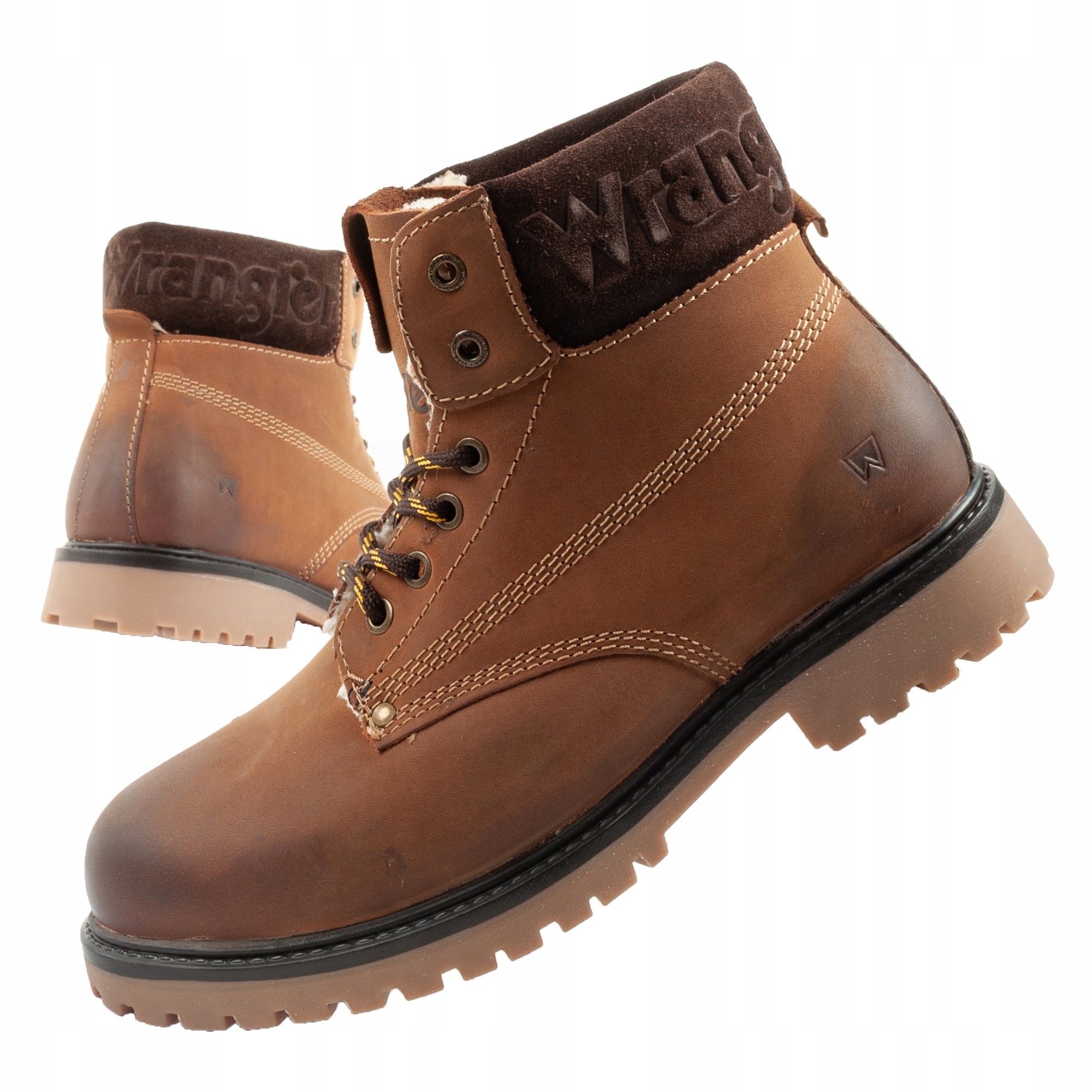 Pánské boty, kotníkové boty kozačky, Wrangler Arch Fur vel. 45, elegantní, zateplené