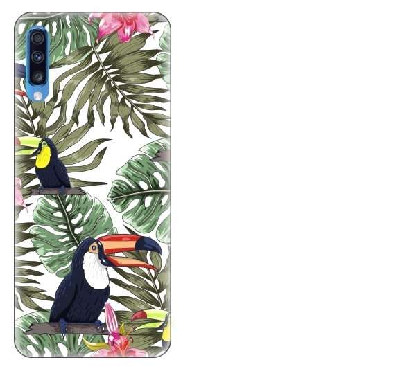 

Etui pokrowiec Samsung Galaxy A70 Tukan ptak tropi