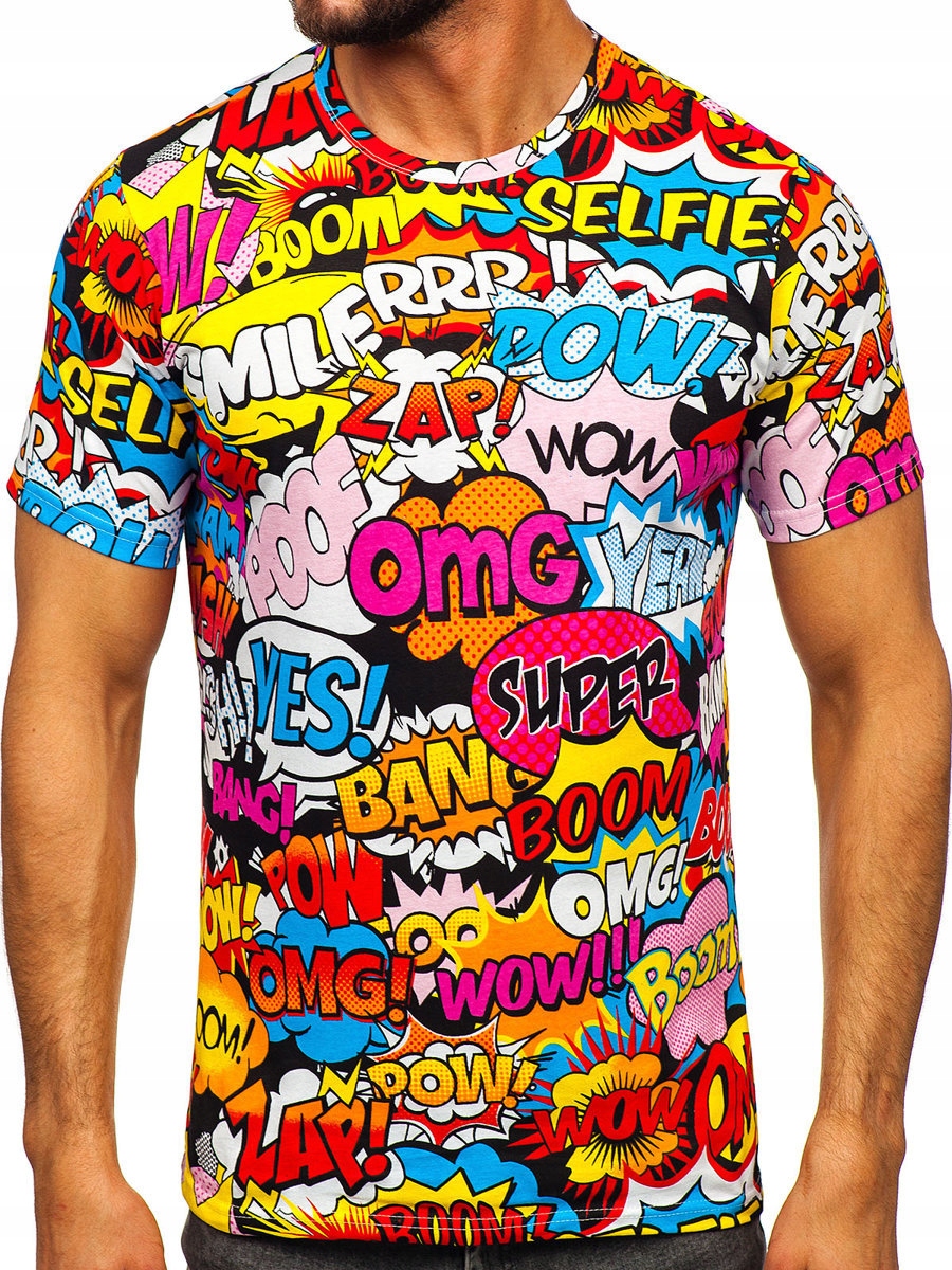 

T-shirt Koszulka Męska Multikolor 14965 DENLEY_2XL
