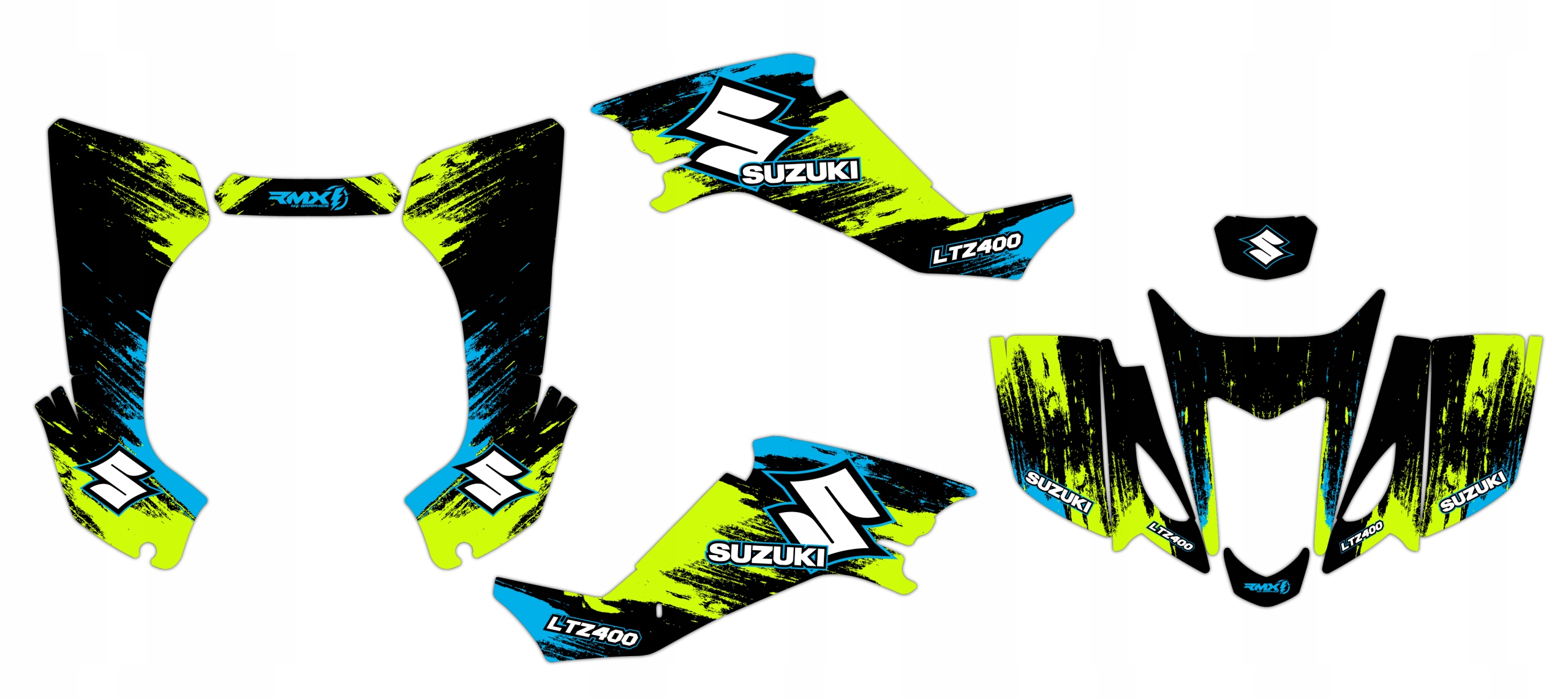Dýha nálepky štvorkolka Suzuki Ltz 400 2003-2008