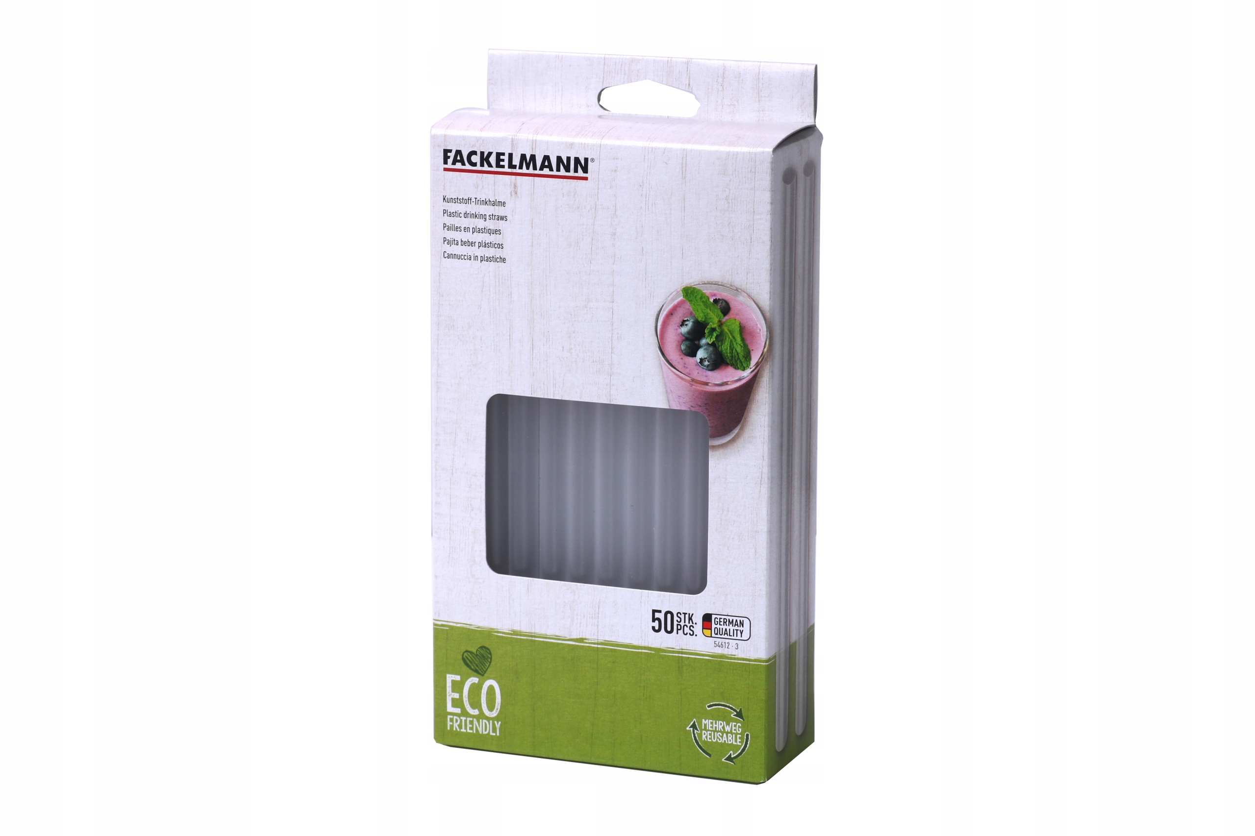 

Słomki Bio Proste 20 CM/1 CM Fackelmann 54612