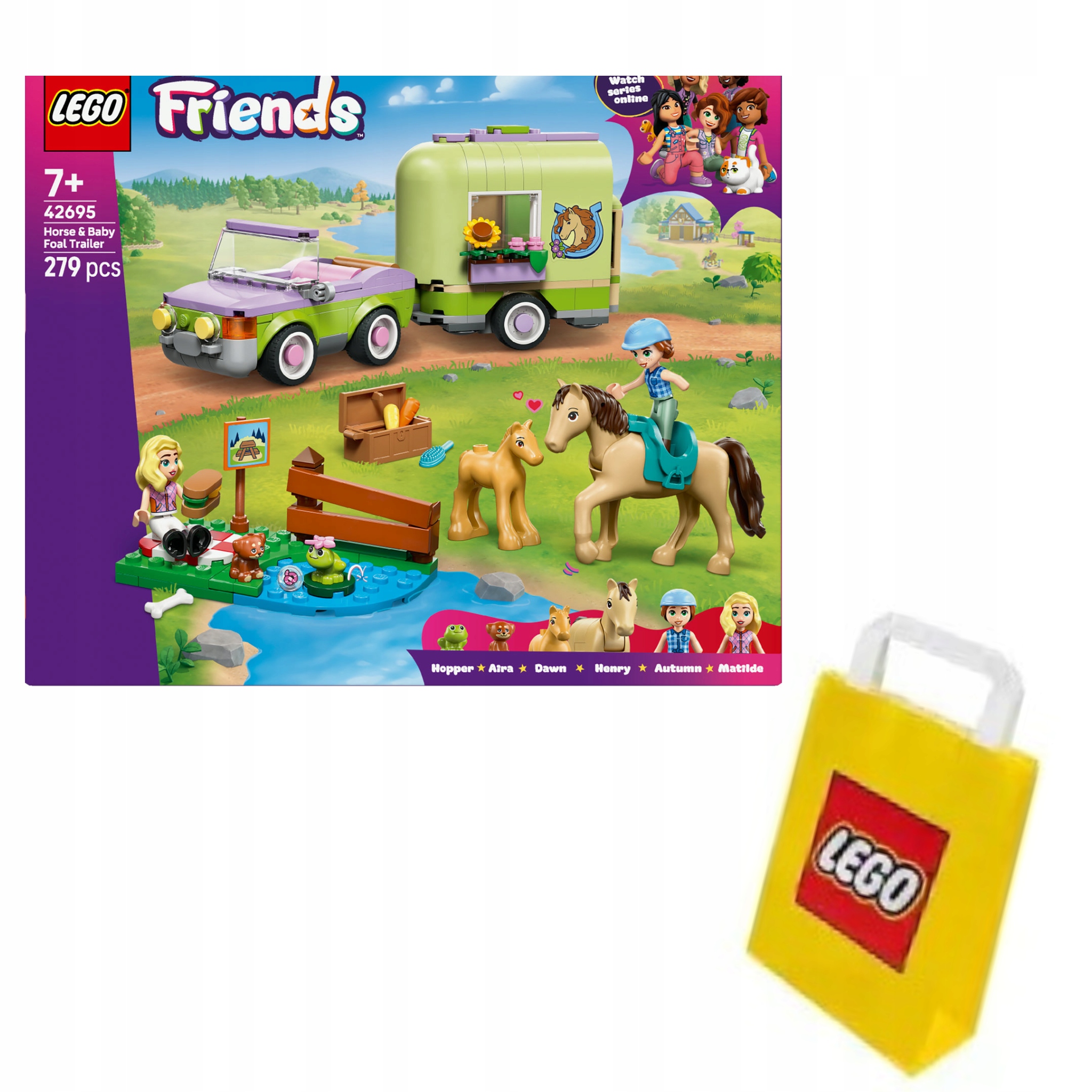 Lego Friends 42695 Přívěs pro koně a hříbě dárek katalog 2026