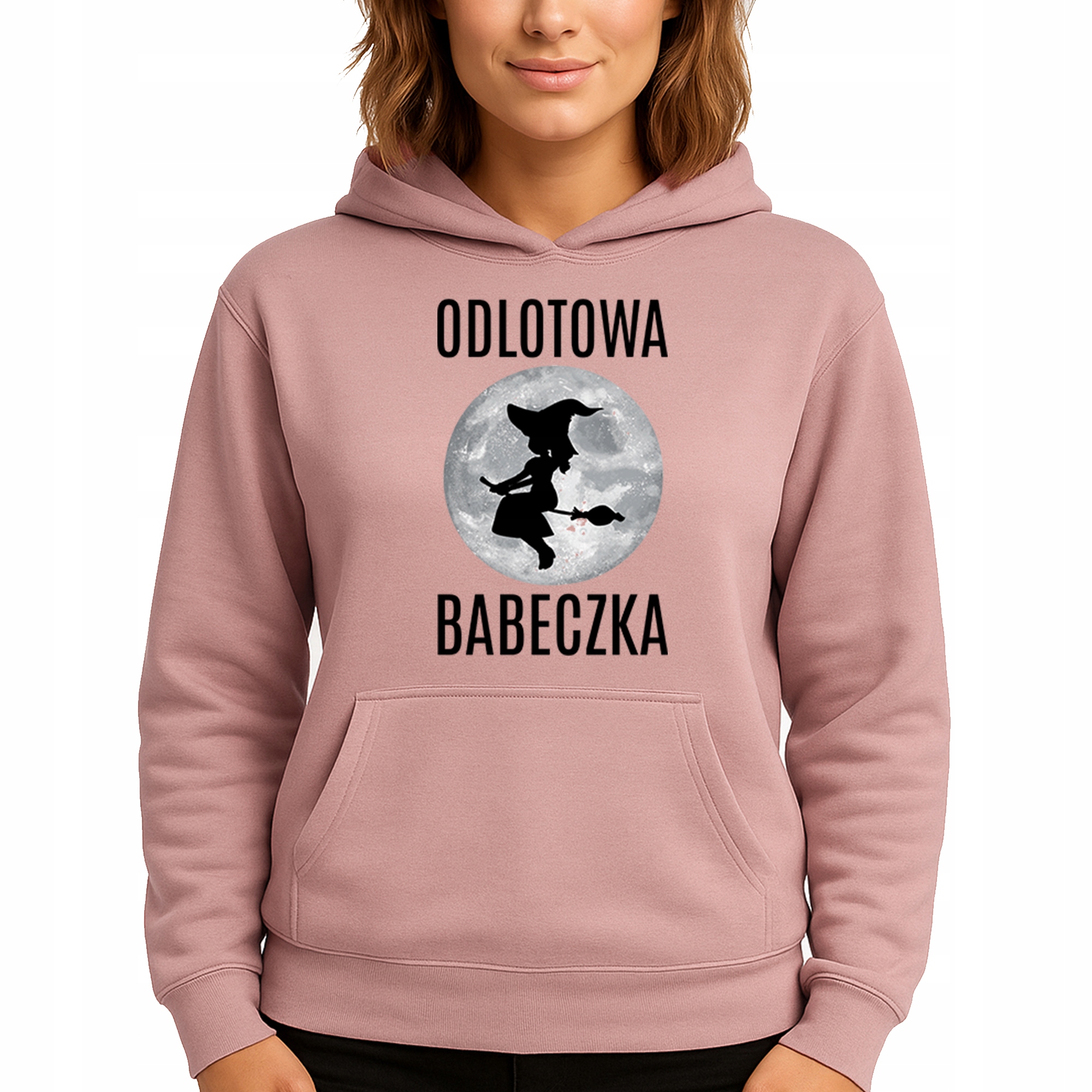 Mikina Růžová Hoodie S Kapucí Jako Dárek Odletová bábovka Vel S
