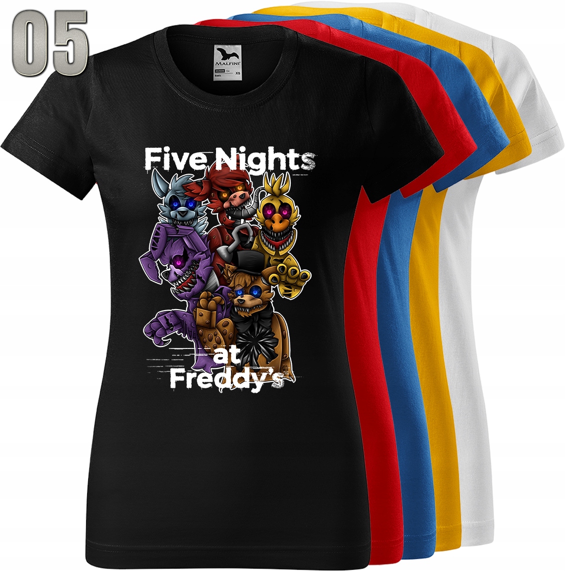 KOSZULKA DAMSKA FNAF L Wzór dominujący print (nadruk)