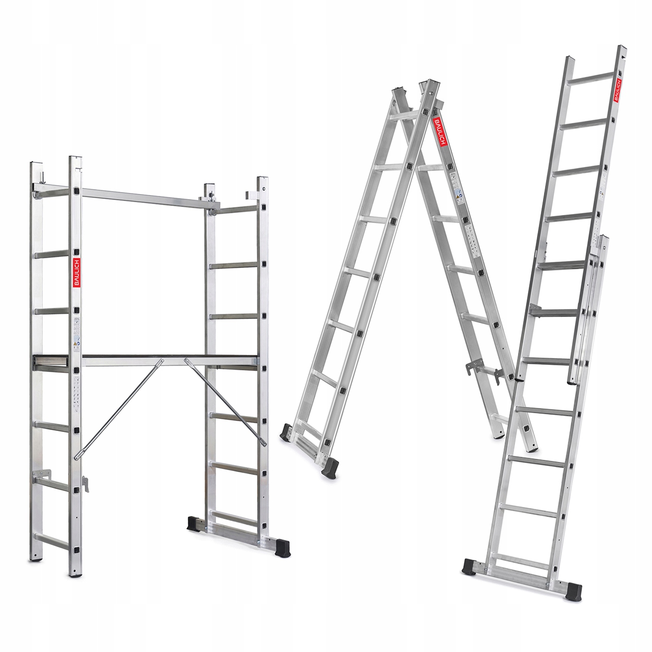 Rusztowanie podest roboczy 2x7 aluminium BAULICH hak GRATIS produkt POLSKI EAN (GTIN) 5904680997115