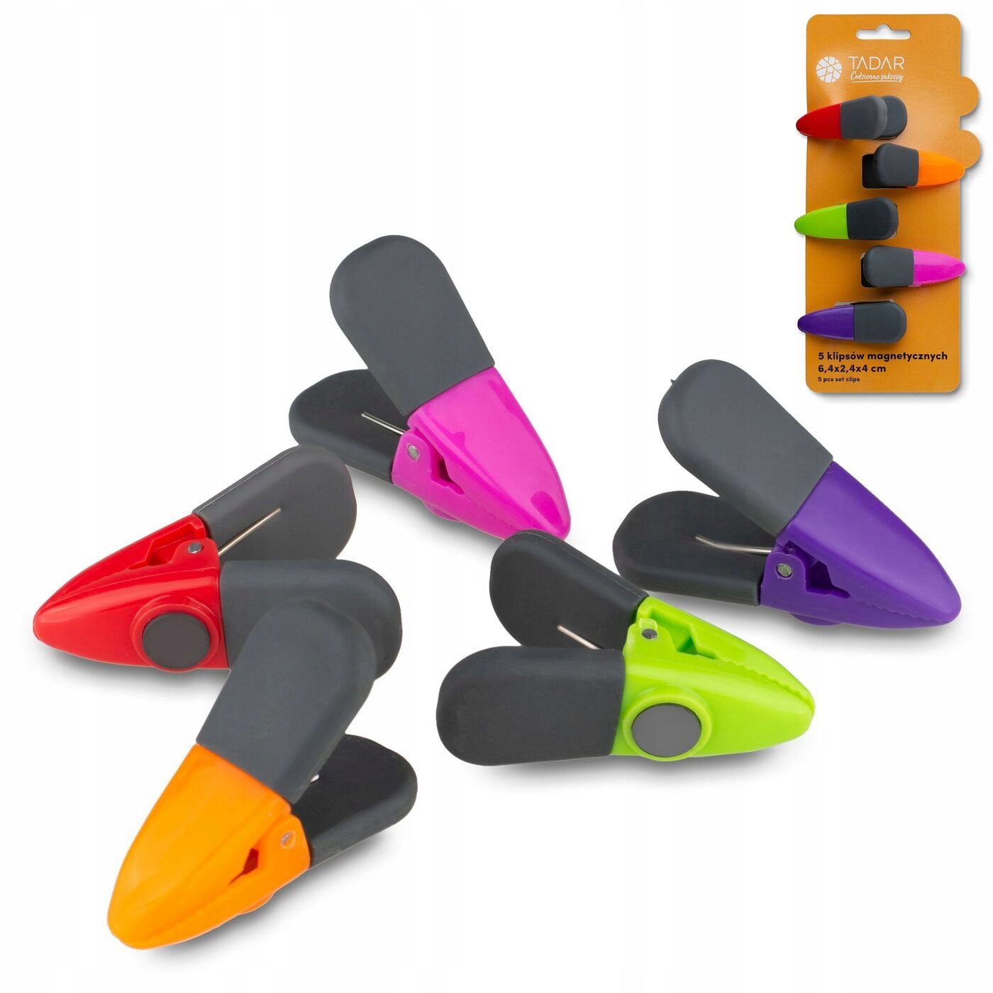 

Magnetyczne klipsy do opakowań magnesy na lodówkę