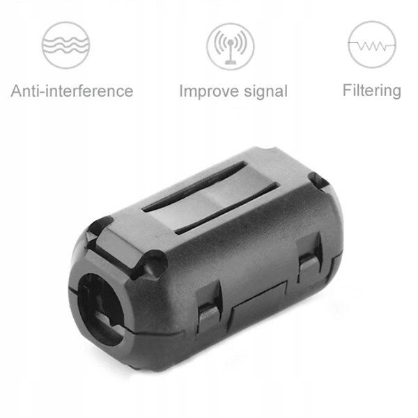Filtr ferrytowy na kabel 15mm - zaciskany filtr magnetyczny w osłonie Producent bez marki
