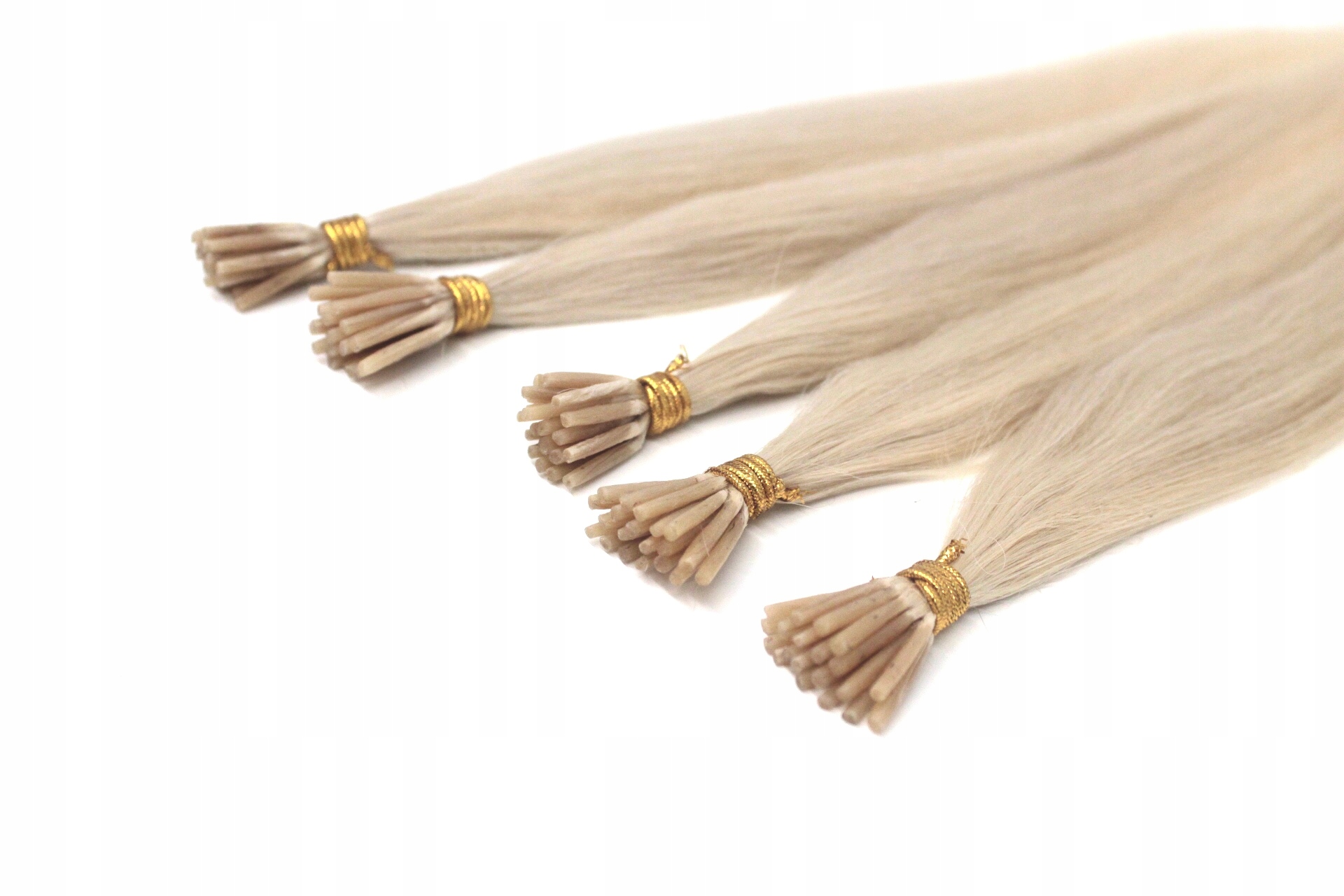 WŁOSY DOCZEPIANE Naturalne PASEMKA 40cm ringi #24 Kolor włosów inny