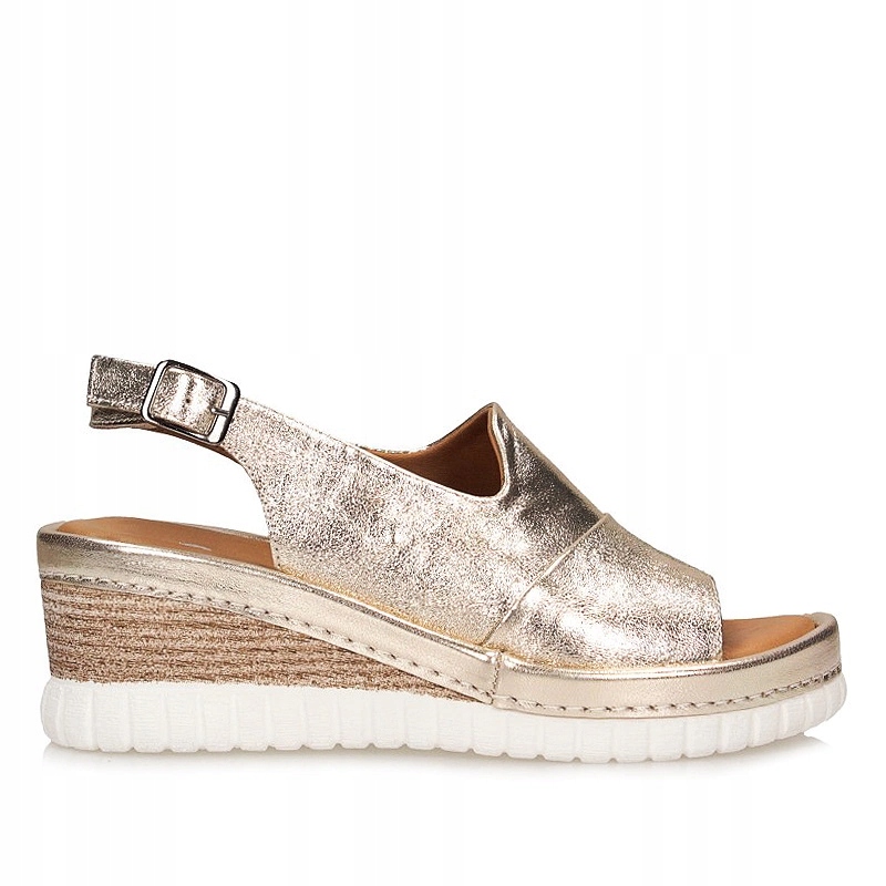 Pohodlné zlaté dámské sandály Artiker 56C0920