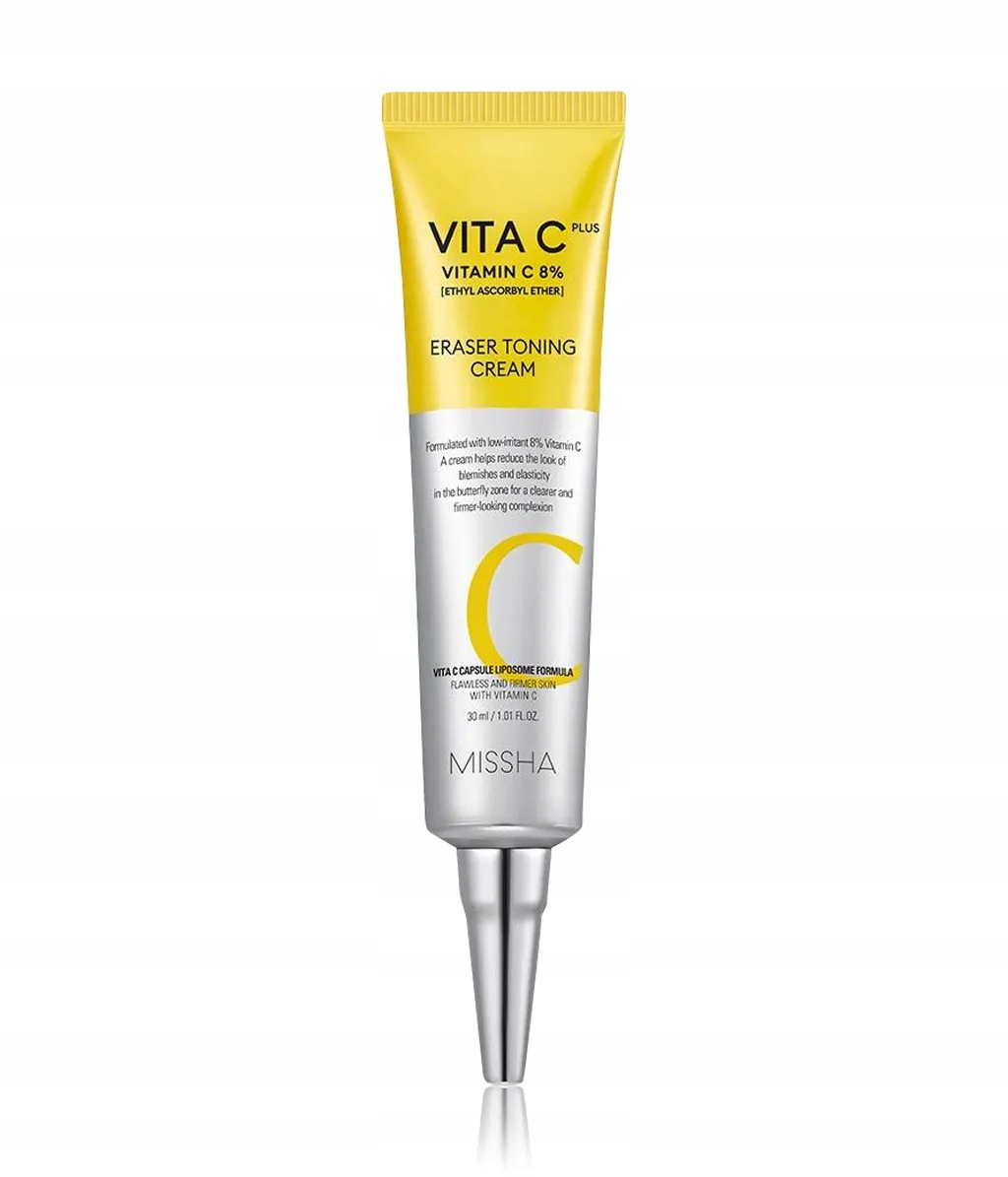 Missha Vita C Plus Eraser Toning Cream 30ml Rozjaśniający krem z witaminą C