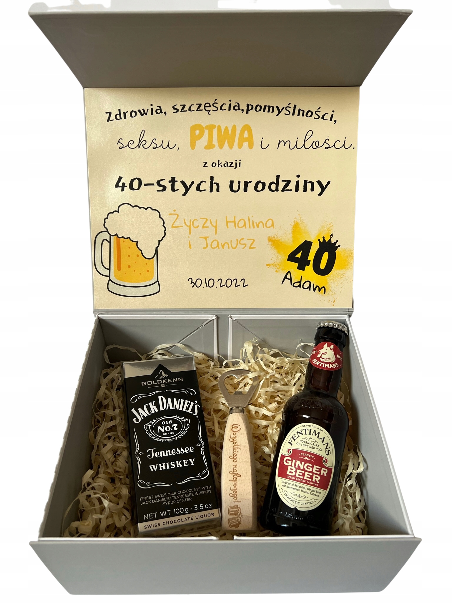 Krabička Box dárek k 30,40,50,60. narozeninám